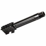 ONE:1 Barrel, Fits Glock 19, 9mm, Threaded and Fluted, Black Finish 100-029-385