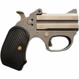 Honey-B, Derringer, Sub-Compact, 380 ACP, 3" Barrel, Fixed Sights, Stainless Steel, Silver, 2 Rounds BAHB-380ACP
