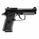 80X Cheetah, Double Action/Single Action, Semi-automatic, Metal Frame Pistol, 380 ACP, 3.9" Barrel, Anodized Finish, Black and Gray, Interchangable Polymer Grip Panels, Manual Safety/Decocker, Front Picatinny Rail, Optic Ready, 3 Dot Sights, 13 Rounds, 2