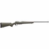 AB3 Composite, Bolt Action Rifle, 270 Winchester, 22" Sporter Contour Barrel, 1:10 Twist, Threaded M13X.75, Muzzle Brake, Cerakote Finish, Tungsten, Weather Resistant Composite Olive Drab Green Stock, 4 Rounds, 1 Magazine 035842224