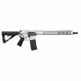 SPEC15, Semi-automatic, 223 Rem/556NATO, 16" Barrel, Black and White Battleworn Finish, Magpul MOE Furniture, 30Rd BRO-SPEC-MOE-BW-BTL
