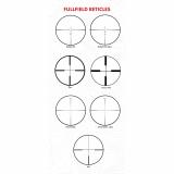 Fullfield, Rifle Scope, 3-12X Magnification, Second Focal Plane, Heavy Duplex Reticle, 56mm Objective Black, 30mm Main Tube, Matte Finish, Black 201541