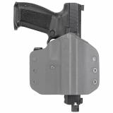 METE SFX Pro, Striker Fired, Semi-automatic, Polymer Frame Pistol, Full Size, 9MM, 5.75" Threaded Barrel, 1/2x28, Matte Finish, Black, 3 Dot White Sights, Flared Magwell, Optic Ready, 2 Magazines, (1) 20 Round and (1) 18 Round, Includes Accessory Kit HGP