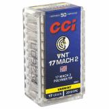 Mach 2, 17 Hornady Mach 2, 17 Grain, Varmint Tip, 50 Round Box 948CC