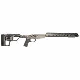 Modern Precision Rifle Chassis, Tungsten Anodize, Fits Remington 700 Long Action, 17" M-Lok Forend 810-00001-24