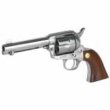Model P, Single Action Army, 45LC, 4.75" Barrel, Steel Frame, Stainless Wood Grips, Fixed Sights, 6Rd, Right Hand MP4500