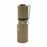 MCH Micro, Mission Configurable Handheld, High Candela, Flashlight, 950 Lumens, Accepts 18350 and CR123A Batteries, Single Output, Aluminum, Anodized Finish, Flat Dark Earth, Includes 18350 Battery, Charger and Pocket Clip MCH 2.0-HC-DF-P-350 FDE