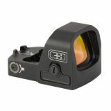 EDC GLX | Red Dot, 3MOA, Black Housing, This model is only for compact Glock MOS cuts.