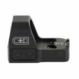 EDC GLX | Red Dot, 3MOA, Black Housing, This model is only for compact Glock MOS cuts.