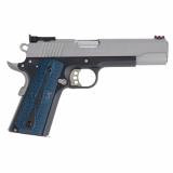 Gold Cup Lite, Series 70, 1911, Semi-automatic, Full Size, 45 ACP, 5" Barrel, Stainless Steel Slide, Blued Finish Frame, G10 Grips, Fiber Optic Front & Adjustable Rear Sights, Right Hand, 8 Rounds, 1 Magazine O5970GCL-TT