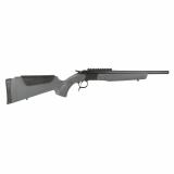 Scout V2, Single Shot Rifle, 300 Blackout, 16.5" Threaded Barrel, Matte Finish, Black, Scope Rail, Synthetic Stock, Gray, 1 Round CR4446