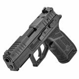 P-09C Nocturne, Semi-automatic, Double Action/Single Action, Polymer Frame Pistol, Compact, 9MM, 3.74" Barrel, Matte Finish, Black, Optics Ready Slide, Holosun K and RMS Footprint, Contrast Luminescent 3 Dot Sights, Manual Safety with Interchangeable Dec