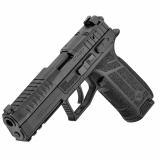 P-09F Nocturne, Semi-automatic, Double Action/Single Action, Polymer Frame Pistol, Full Size, 9MM, 4.53" Barrel, Matte Finish, Black, Optics Ready Slide, Holosun K and RMS Footprint, Contrast Luminescent 3 Dot Sights, Manual Safety with Interchangeable D