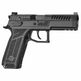 P-09F Nocturne Full Size |9MM, 4.53" Barrel, Optics Ready Slide, Holosun K and RMS Footprint, Contrast Luminescent 3 Dot Sights, Manual Safety with Interchangeable Deocker, Semi-automatic, Double Action/Single Action, Polymer Frame Pistol