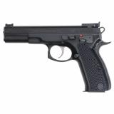 Shadow Bull Accu, Semi-automatic, DA/SA, Full, 9MM, 5" Inch Barrel, Black, Aluminum, Ambidextrous, Manual Safety, Adjustable Rear Sight & Fiber Optic Front, Steel, 16 Rounds, 2 Magazines 91037