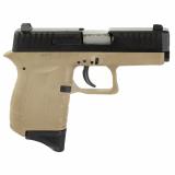 DB9, 9MM, 3" Barrel, Polymer Frame, Flat Dark Earth Finish, Fixed Sights, 6Rd, 1 Magazine DB0200P061
