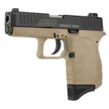 DB9, 9MM, 3" Barrel, Polymer Frame, Flat Dark Earth Finish, Fixed Sights, 6Rd, 1 Magazine DB0200P061