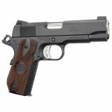 Kobra Carry 25th Anniversary, Semi-automatic, 1911, Commander Size, Bobtail Frame, 45 ACP, 4.25" Barrel, Cocobolo Grips, Thumb Safety, Front Night Sight, Matte Finish, Black, 7 Rounds, 2 Magazines KC-G4-25