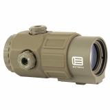 G45, Magnifier, 5X, QD Mount, Switch to Side, 34mm, Matte Finish, Tan, Includes Mount G45.STSTAN