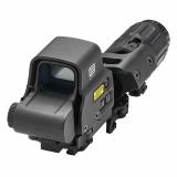 EXPS3-0 HWS Sight and Magnifier, Night Vision Compatible Sight, 68MOA Ring & 1MOA Red Dot, Matte Finish, Black, Includes G33 Magnifier with Switch to Center Mount HHS STC