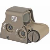 XPS2-2 TAN | Tactical, Holographic, Non-Night Vision Compatible Sight, 68MOA Ring with 2 1MOA Dots, Tan Finish, Rear Buttons, includes CR123 Battery XPS2-2TAN