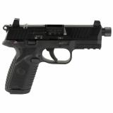 502, Tactical, Single Action Only, Semi-automatic, Polymer Frame Pistol, Compact Size, 22 LR, 4.6" Threaded Barrel, 1/2X28 TPI, Black, Fixed Suppressor Height Sights, Ambidextrous Thumb Safety, No Decocker, 10 Rounds, Optics Ready Slide, 2 Magazines 66-1