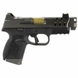 509 CC Edge | 9x19mm, 4.2" Threaded Barrel with Self Indexing Compensator, 1 12 Rd Magazine, 2 15 Rd Magazines, Black/Grey