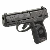 Reflex, Semi-automatic Pistol, Polymer Frame, Internal Hammer Fired, Single Action Only, Micro Compact, 9MM, 3.3" Cold Hammer Forged Barrel, PVD Finish, Black, Manual Safety, Tritium Front Sight, 2 Dot Rear Sight, 2 Magazines, (1) 15 Round, (1) 11 Round