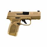Reflex MRD, Semi-automatic Pistol, Polymer Frame, Internal Hammer Fired, Single Action Only, Micro Compact, 9MM, 3.3" Cold Hammer Forged Barrel, PVD Finish, Flat Dark Earth, Optics Ready, Manual Safety, Tritium Front Sight, 2 Dot Rear Sight, 2 Magazines,