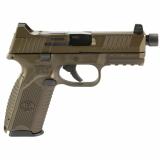509 Tactical, Striker Fired, Semi-automatic, Polymer Frame Pistol, Full Size, 9MM, 4.5" Barrel, Threaded 1/2x28, Cerakote Finish, Midnight Bronze, Optic Ready Slide, Suppressor Height 3-Dot Night Sights, 10 Rounds, 5 Magazines 66-101832