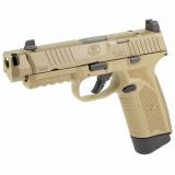 545 MRD Comp, Striker Fired, Semi-automatic, Full Size, 45ACP, 4.43" Barrel, FN Quick Connect Compensator, Matte Finish, Flat Dark Earth, 15 Rounds 66-102136