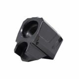 EXOS-524, Compensator, 9MM, Fits Smith & Wesson M&P Shield/Shield Plus, Anodized Finish, Black FF-P-A-COMP-SS-MP-01