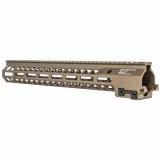 MK14, Super Modular Rail, 15", MLOK, Includes Gas Block, Desert Dirt Color Finish, Barrel Nut Wrench Sold Separately (GEI-02-243) 05-575S