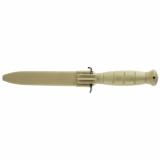 OEM Field Knife, 6.5" Fixed Blade, Root Saw, Flat Dark Earth, Polymer, Plain Edge KD039179
