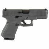19, Gen 5, Semi-automatic, Striker Fired, Compact, 9MM, 4.02", Custom Sniper Gray Cerakote Finish by Skydas,  Front Serrations, Fixed Sights, Polymer,  15 Rounds, 3 Magazines PA195S204-SG
