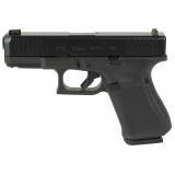 19 Gen 5, Striker Fired, Compact Size, 9MM, 4.02" Marksman Barrel, Polymer Frame, Matte Finish, Ameriglo Ultimate Carry Night Sights, 3 Magazines, Front Serrations, Ambidextrous Slide Stop Lever, Flared Mag Well, nDLC Finished Slide and Barrel, No Finger