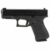 19 Gen 5, Striker Fired, Compact Size, 9MM, 4.02" Marksman Barrel, Polymer Frame, Matte Finish, Ameriglo Ultimate Carry Night Sights, 15Rd, 3 Magazines, Front Serrations, Ambidextrous Slide Stop Lever, Flared Mag Well, nDLC Finished Slide and Barrel, No