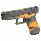 47 M.O.S., Striker Fired, Semi-automatic, Polymer Frame Pistol, Full Size, 9MM, 4.49" Barrel, Custom Blaze Camo Cerakote Finish by Skydas, Optics Ready, Fixed Sights, 17 Rounds, 3 Magazines PA475S203MOSN
