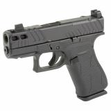 43X, M.O.S, Striker Fired, Semi-automatic, Polymer Frame Pistol, Sub-Compact, 9MM, 3.41" Barrel, Black Finish, Suppressor Height Sights, Optic Ready, Zaffiri Precision Ported Barrel and Slide, 10 Rounds, 2 Magazines PX4350201FRMOS