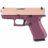43X, Semi-automatic, Striker Fired, Sub-Compact, 9MM, 3.41", Burnt Bronze, 10 Rounds, 2 Magazines, Fixed Sights, Polymer, Skydas Cerakote UX4350204FRN-BB