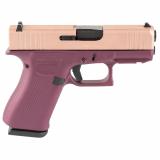 43X, Semi-automatic, Striker Fired, Sub-Compact, 9MM, 3.41", Burnt Bronze, 10 Rounds, 2 Magazines, Fixed Sights, Polymer, Skydas Cerakote UX4350204FRN-BB