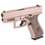 43X, Striker Fired, Semi-automatic, Polymer Frame Pistol, Sub-Compact, 9MM, 3.41" Barrel, Custom Rose Gold Paisley Finish with Laser Engraving by Skydas, Fixed Sights, 10 Rounds, 2 Magazines UX4350204-RGLAS