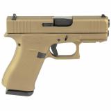 43X, Striker Fired, Semi-automatic, Polymer Frame Pistol, Sub-Compact, 9MM, 3.41" Barrel, Skydas Cerakote Finish, Burnt Bronze, Fixed Sights, 10 Rounds, 2 Magazines UX4350204FRN-BB