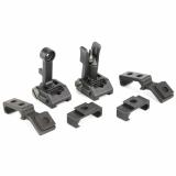M2 Sight Deploy Kit, Front/Rear Folding Sights, Fits Picatinny Rails, Matte Black Finish, Includes 12 O'Clock & 45 Degree Bases GAM2DK