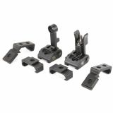 M2 Sight Deploy Kit, Front/Rear Folding Sights, Fits Picatinny Rails, Matte Black Finish, Includes 12 O'Clock & 45 Degree Bases GAM2DK