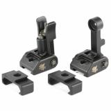 M2 Sights, Front/Rear Folding Sights, Fits Picatinny Rails, Matte Finish, Includes 12 O'Clock Bases GAM2S