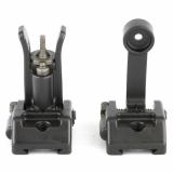 M2 Sights, Front/Rear Folding Sights, Fits Picatinny Rails, Matte Finish, Includes 12 O'Clock Bases GAM2S