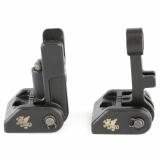 M2 Sights, Front/Rear Folding Sights, Fits Picatinny Rails, Matte Finish, Includes 12 O'Clock Bases GAM2S