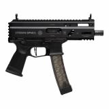 Stribog SP9A3S, Semi-Automatic Pistol, 9MM, 5" Threaded Barrel, Aluminum Frame, Non-Reciprocating Charging Handle, M-LOK Rail, Matte Finish, Black, 30 Rounds, 3 Magazines, Plastic Hard Case GRP8588005808590