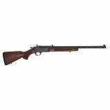 Single Shot, 360 Buckhammer, 22" Round Barrel, Blued Finish, Walnut Furniture, Brass Bead Front Sight with Adjustable Rear, 1 Round H015-360BH